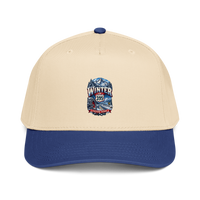 Winter Highway 395 Baseball Cap product mockup 6