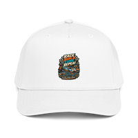 Race Build Tune Repeat Baseball Cap product mockup 7