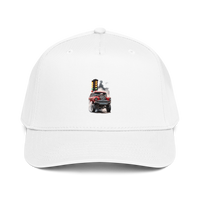 Red Gasser Launch Baseball Cap product mockup