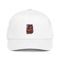 Barn Flag Red Hot Rod Pickup Baseball Cap product mockup