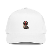 Number 32 Checkered Roadster Baseball Cap product mockup