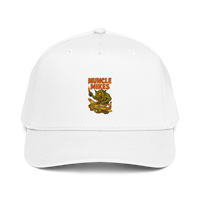 Muncle Mikes Hot Rod and Rat Rod Shirt Mayhem! Monster Rods! (001) Baseball Cap product mockup