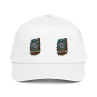 Structure Feeder Striped Fish Baseball Cap product mockup
