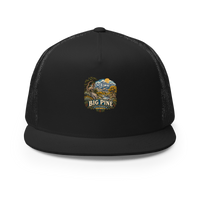 Big Pine California Enamel Trucker Hat product mockup 3