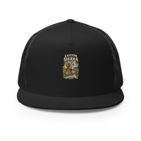 Eastern Sierra Bighorn Enamel Trucker Hat product mockup 3