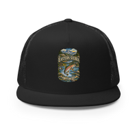 Eastern Sierra Fly Fishing Trucker Hat product mockup 3