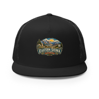 Eastern Sierra Scenic Enamel Trucker Hat product mockup 3