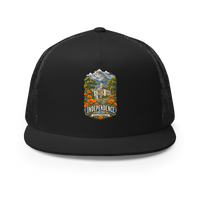 Independence California Trucker Hat product mockup 3