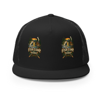 Fish Camp Forever Trucker Hat product mockup 3