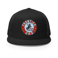 Frontier Gas Vintage Gas and Oil T-Shirt — Muncle Mikes Trucker Hat product mockup 3