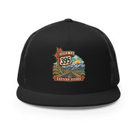 Highway 395 Eastern Sierra Trucker Hat product mockup 3