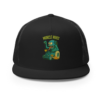 Hot Rods and Monsters 002 T-Shirt — Muncle Mikes Trucker Hat product mockup 3