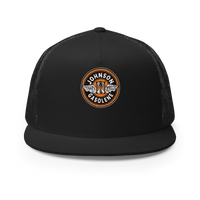 Johnson Gas Vintage Gas and Oil T-Shirt — Muncle Mikes Trucker Hat product mockup 3