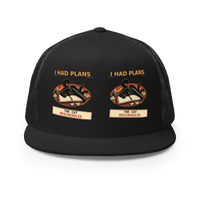 I Had Plans, the Cat Rescheduled Trucker Hat product mockup 3