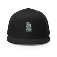 Mono Basin California Enamel Trucker Hat product mockup 3