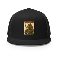Monster Mugs 010 Hot Rod Coffee Mug — Muncle Mikes Trucker Hat product mockup 3