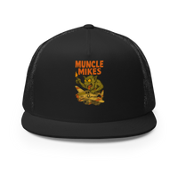 Monster Mugs 012 Hot Rod Coffee Mug — Muncle Mikes Trucker Hat product mockup 3