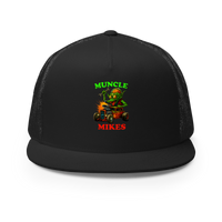 Muncle Mikes Hot Rod and Rat Rod Shirt Mayhem! Monster Rods! (023) Trucker Hat product mockup 3