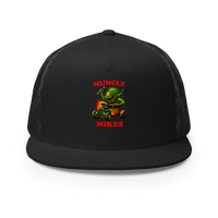 Muncle Mikes Hot Rod and Rat Rod Shirt Mayhem! Monster Rods! (025) Trucker Hat product mockup 3