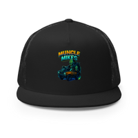 Muncle Mikes Hot Rod and Rat Rod Shirt Mayhem! Monster Rods! (038) Trucker Hat product mockup 3