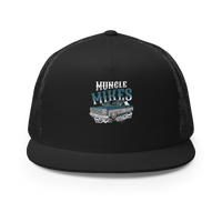 Smoking Hot Rod Chevy Silverado Pick up Trucker Hat product mockup 3