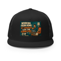 Remote Work Trucker Hat product mockup 3