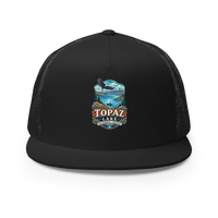 Topaz Lake California Trucker Hat product mockup 3