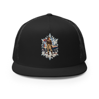 Vintage Aviation Pin-Up T-Shirt – Edition 05 Trucker Hat product mockup 3