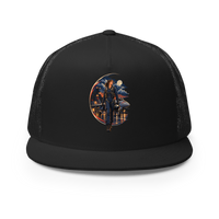 Vintage Aviation Pin-Up T-Shirt – Edition 20 Trucker Hat product mockup 3