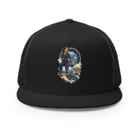 Vintage Aviation Pin-Up T-Shirt – Edition 37 Trucker Hat product mockup 3