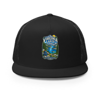 Virginia Lakes Trucker Hat product mockup 3