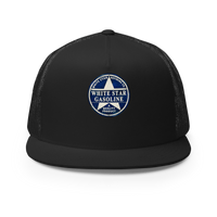 White Star Gasoline Vintage Gas and Oil T-Shirt — Muncle Mikes Trucker Hat product mockup 3