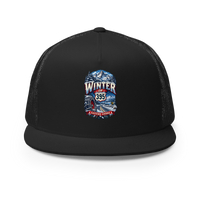 Winter Highway 395 Trucker Hat product mockup 3
