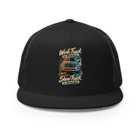 Work Truck Show Trucker Hat product mockup 3