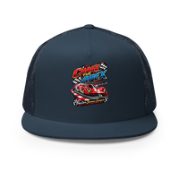 Chase the Apex Trucker Hat product mockup 2