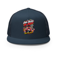 One More Lap Trucker Hat product mockup 2