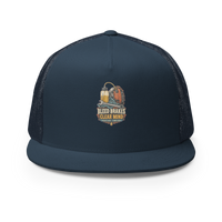 Bleed Brakes Clear Mind Trucker Hat product mockup 2