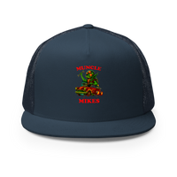 Muncle Mikes Hot Rod and Rat Rod Shirt Mayhem! Monster Rods! (024) Trucker Hat product mockup 2