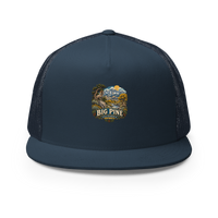 Big Pine California Enamel Trucker Hat product mockup 2