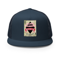 Black Diamond Motor Oil Vintage T-Shirt — Muncle Mikes Trucker Hat product mockup 2