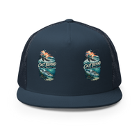 Cast Beyond the Break Trucker Hat product mockup 2