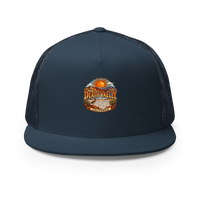 Death Valley Enamel Trucker Hat product mockup 2