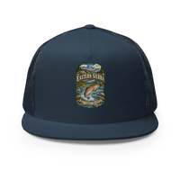 Eastern Sierra Fly Fishing Trucker Hat product mockup 2