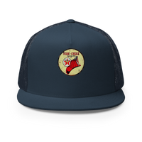 Fire Chief Vintage Gas and Oil T-Shirt — Muncle Mikes Trucker Hat product mockup 2
