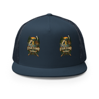 Fish Camp Forever Trucker Hat product mockup 2