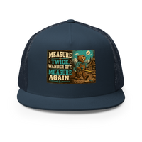 Funny Bear Cabin Trucker Hat product mockup 2
