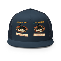 I Had Plans, the Cat Rescheduled Trucker Hat product mockup 2