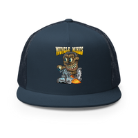 Monster Mugs 002 Hot Rod Coffee Mug — Muncle Mikes Trucker Hat product mockup 2