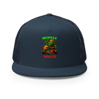 Muncle Mikes Hot Rod and Rat Rod Shirt Mayhem! Monster Rods! (023) Trucker Hat product mockup 2