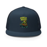 Muncle Mikes Hot Rod and Rat Rod Shirt Mayhem! Monster Rods! (037) Trucker Hat product mockup 2